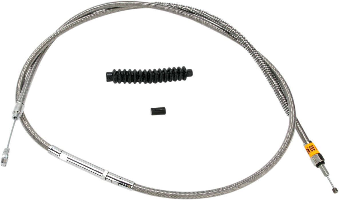 High-Efficiency Stainless Steel Clutch Cable for Harley-Davidson - +6" - '93-'03 Dyna
