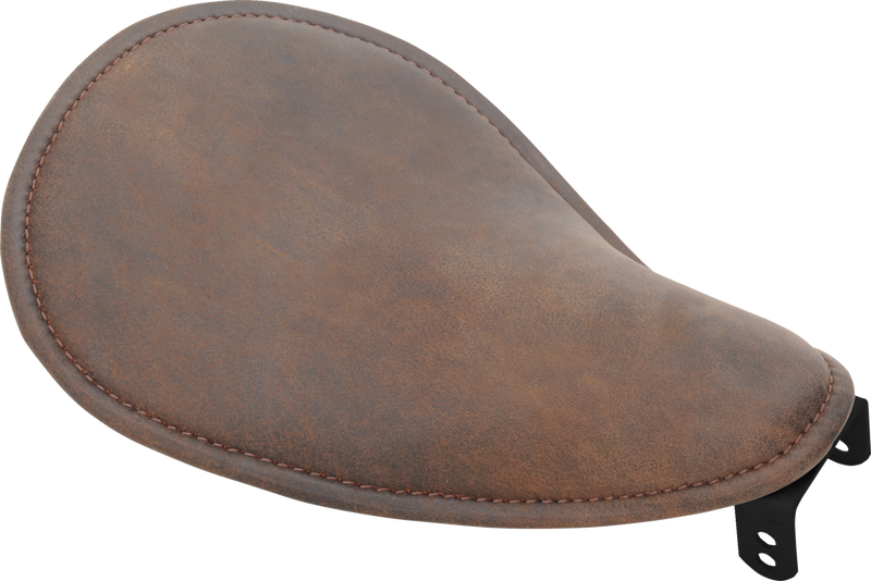 Seat - Spring Solo - Low-Profile - Small - Distressed Brown Leather