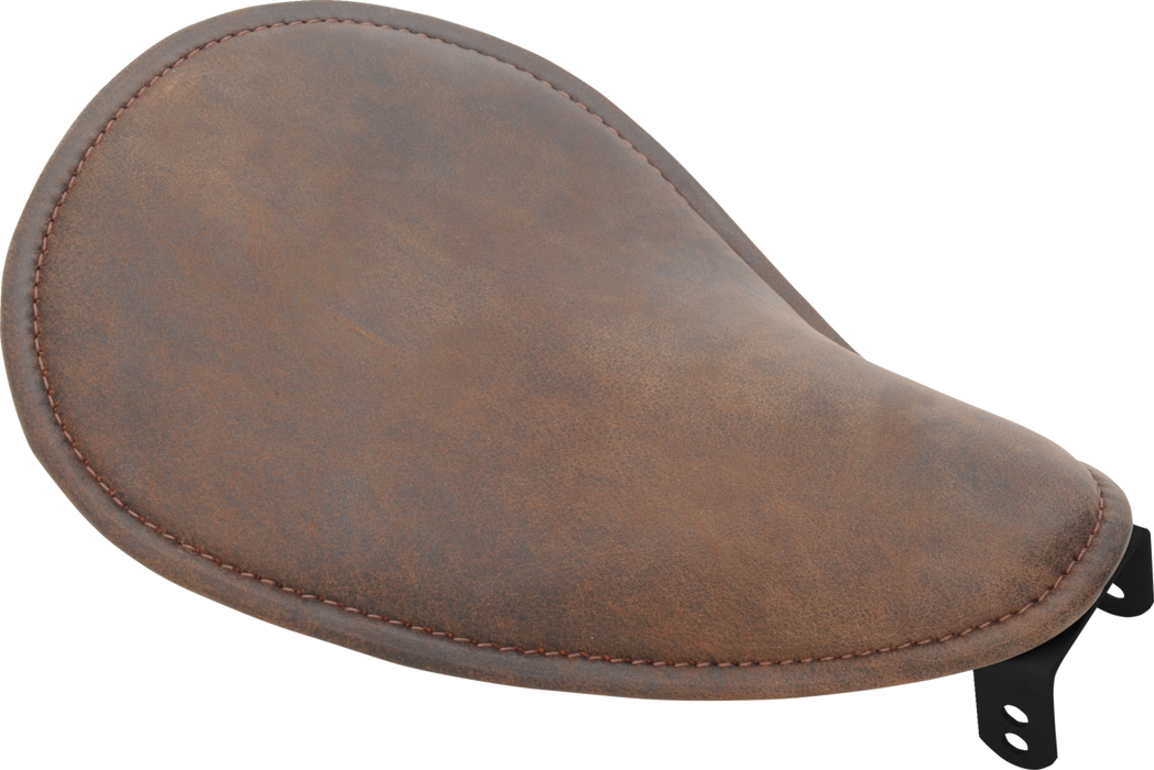 Seat - Spring Solo - Low-Profile - Small - Distressed Brown Leather