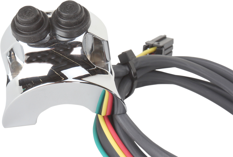 Chrome Legend Handlebar Mounted Control Assembly - FL