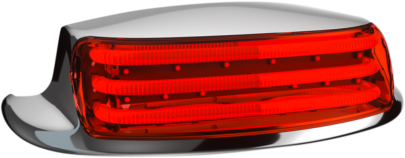 Fender Tip Light - LED - Red Lens - Chrome