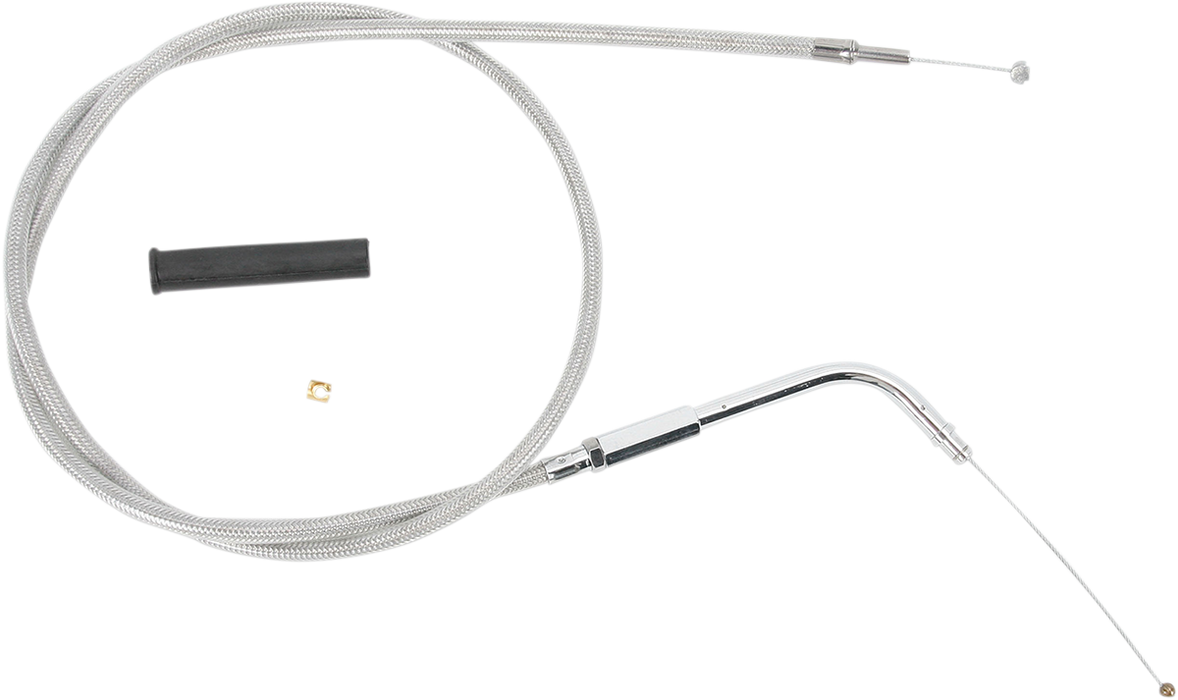 Stainless Braided Idle Cable - 47-1/2"