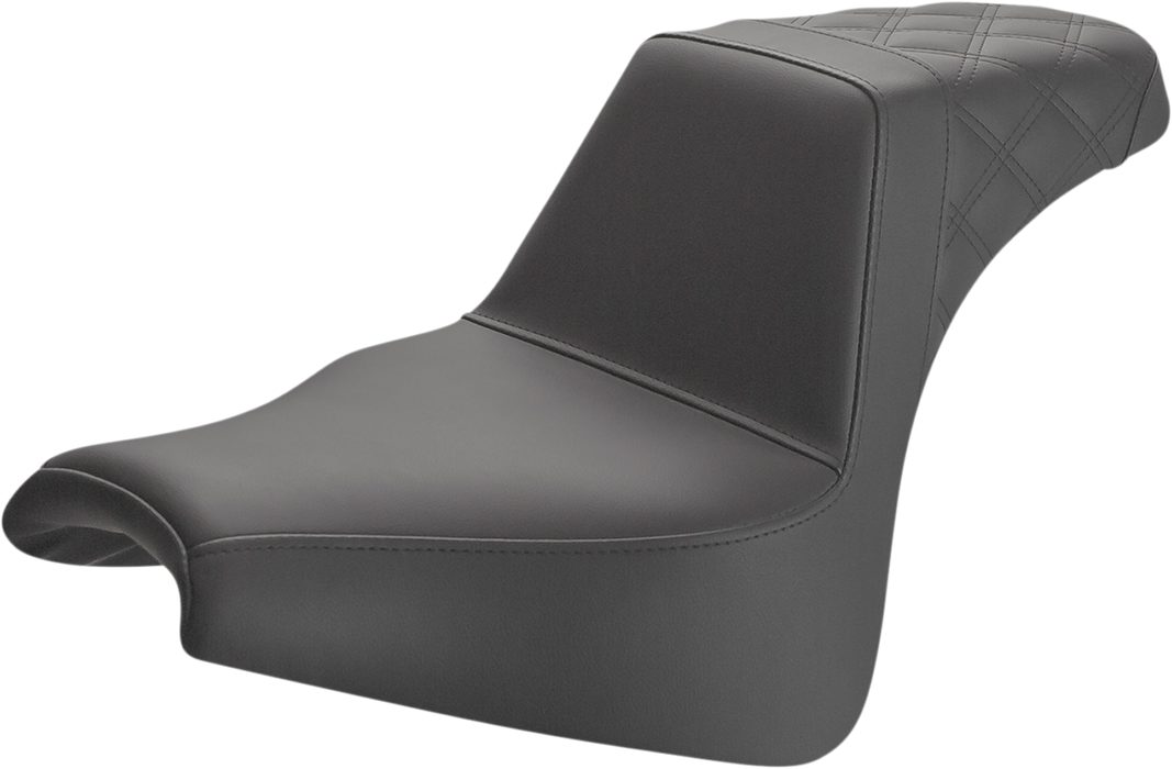 Step-Up Seat - Rear Lattice Stitch - Black - FXFB
