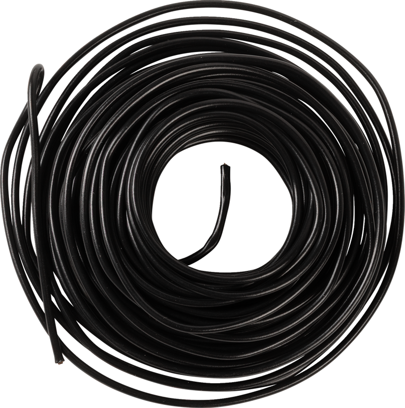 35' Wire Spool - 16 Gauge - Black