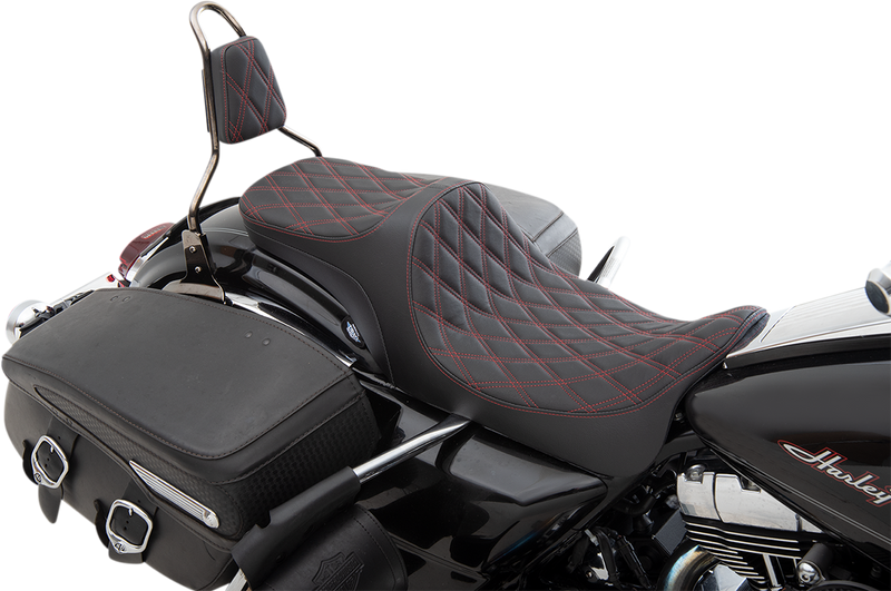 Predator III 2-Up Seat - Double Diamond - Red Thread - FL '08-'23