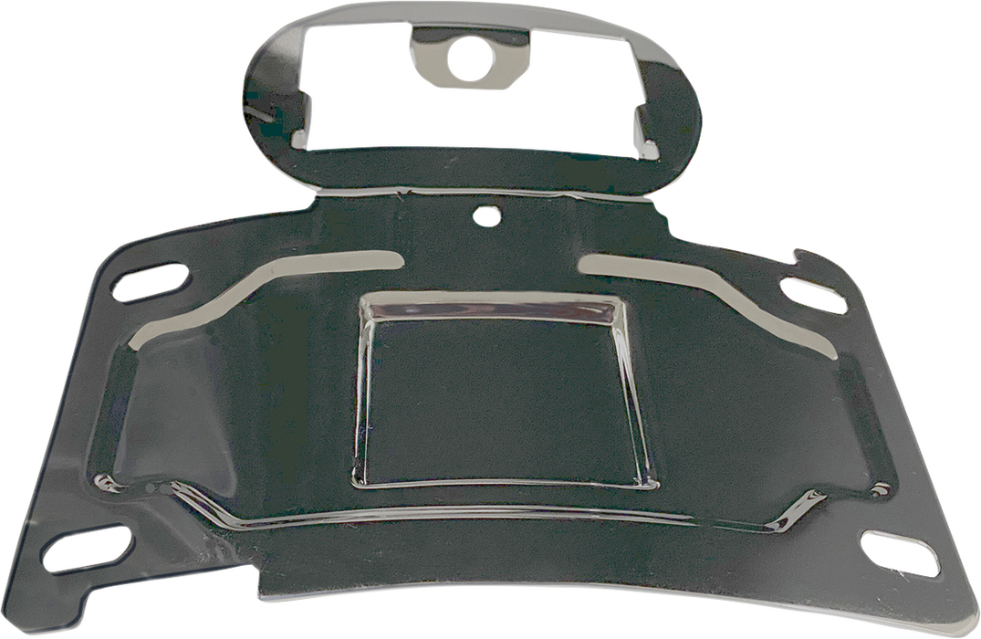 License Plate Mount/Relocation - Chrome