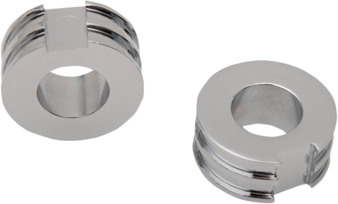 Spacers - Axle Adjuster - 5/8" - Chrome - Pair