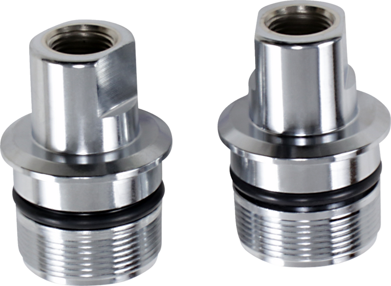 Fork Tube Plug - Lower - Chrome
