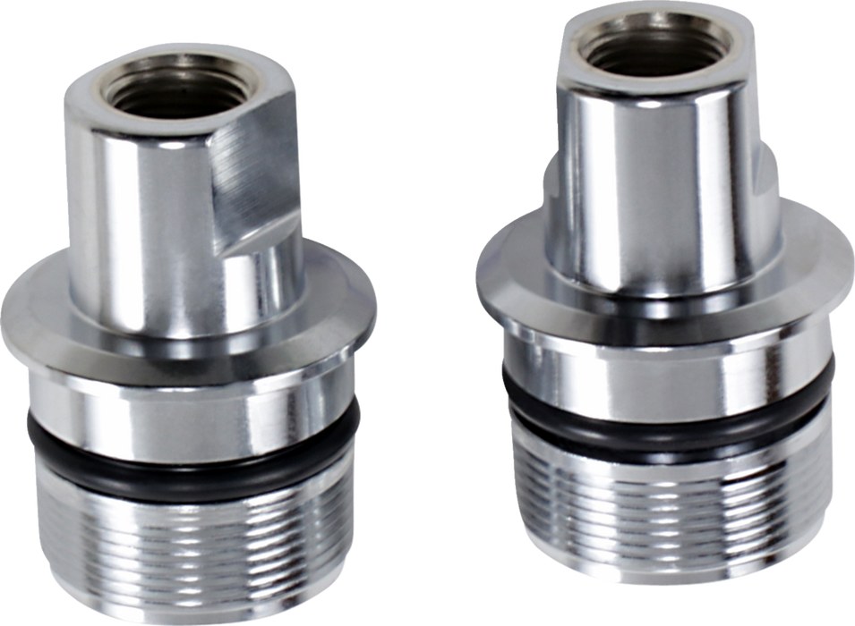 Fork Tube Plug - Lower - Chrome