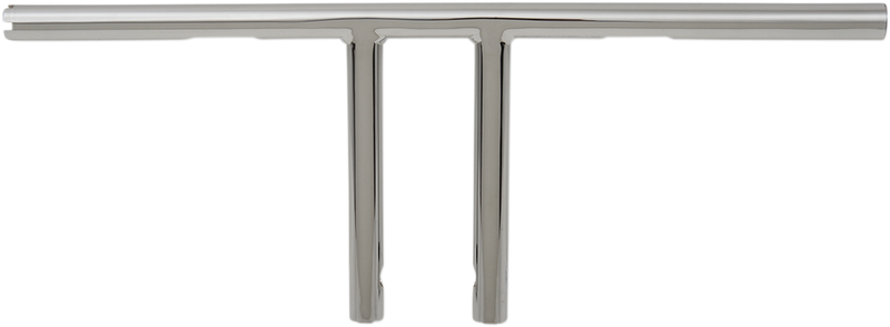 1" T-Bar - Dimpled - Straight - 8" - Chrome