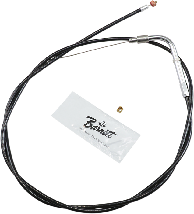 Black Vinyl Idle Cable - +6" Size - 48-1/2" Length
