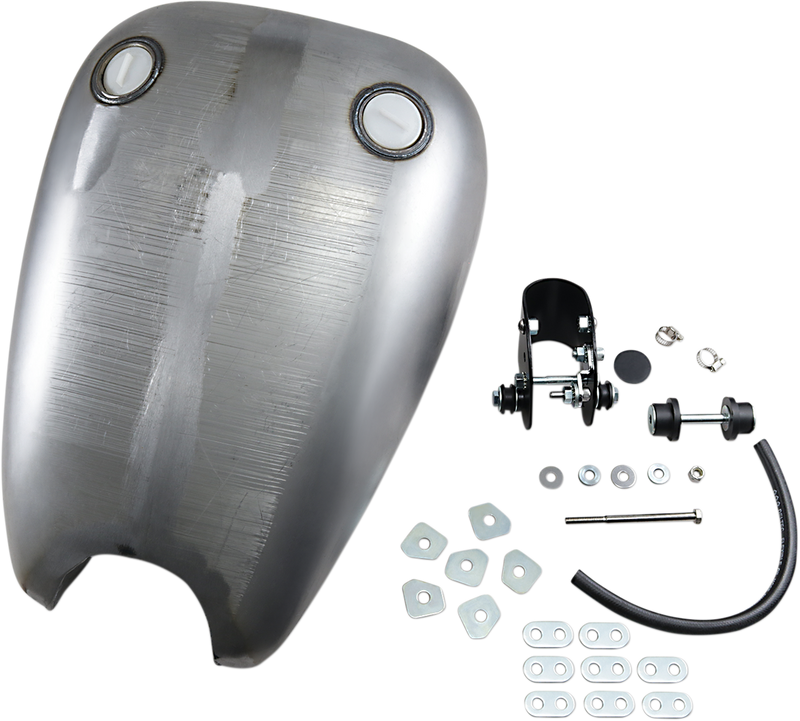 Extended Gas Tank - Smooth-Top - Twin-Cap - Sportster