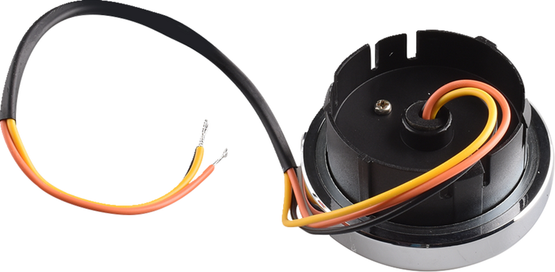 LED Fuel Gauge - Chrome - Harley-Davidson '01-'08