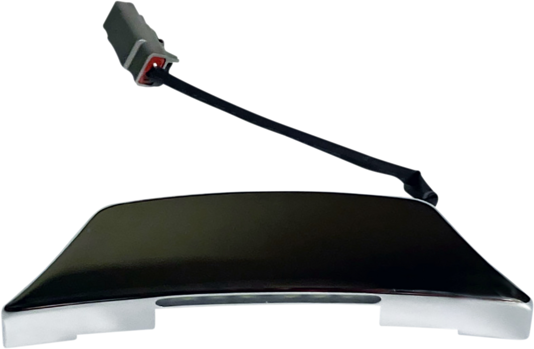 LED Replacement Top for License Plate Assembly - CVO - Chrome