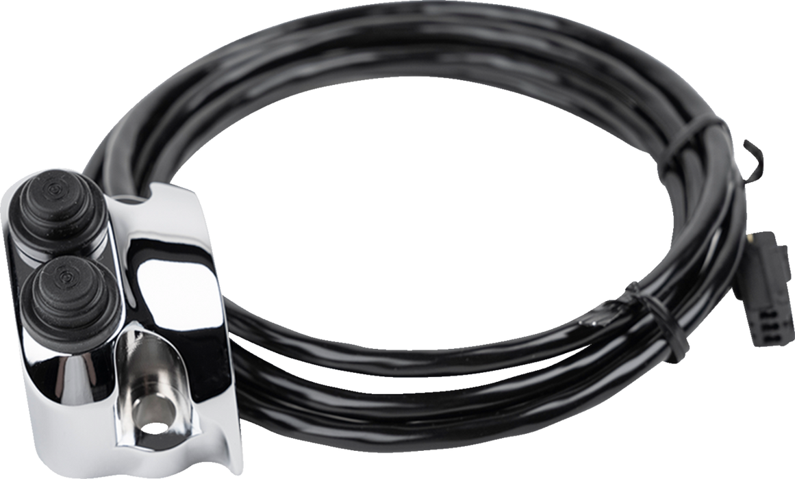 Chrome Legend Handlebar Mounted Control Assembly - FL