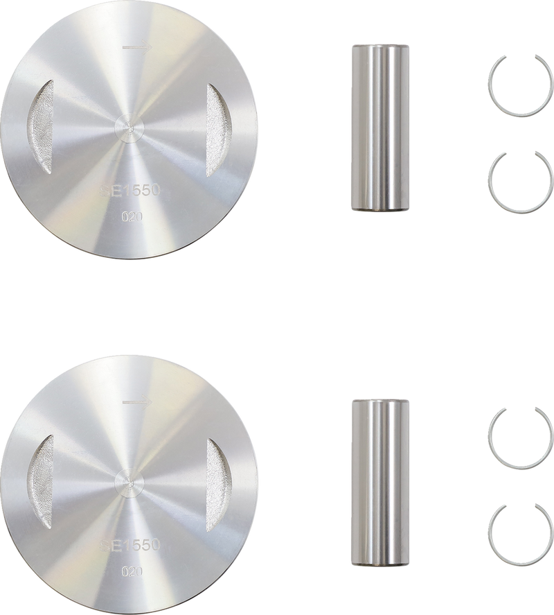 Piston Kit - +.020" - Twin Cam