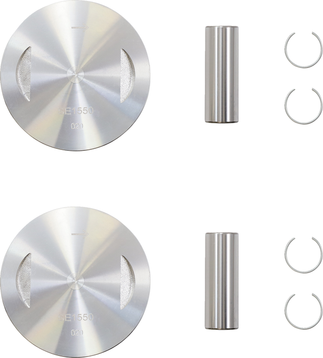 Piston Kit - +.020" - Twin Cam