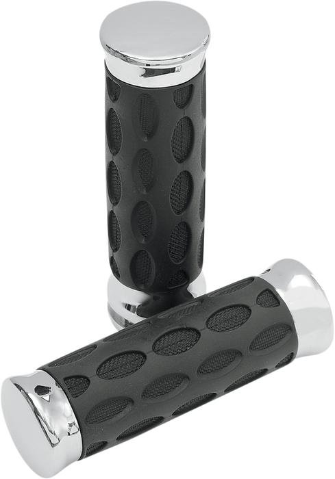 Custom Rubber Grips - Hotop - Black/Rubber