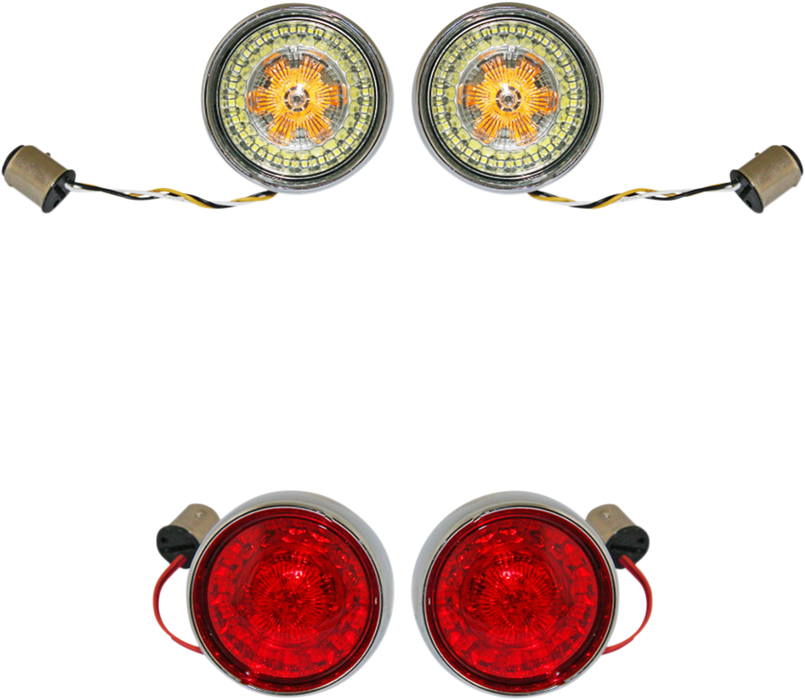 Full Bullet Turn Signal Conversion Kit - Black