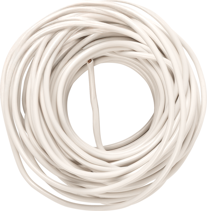 35' Wire Spool - 16 Gauge - White