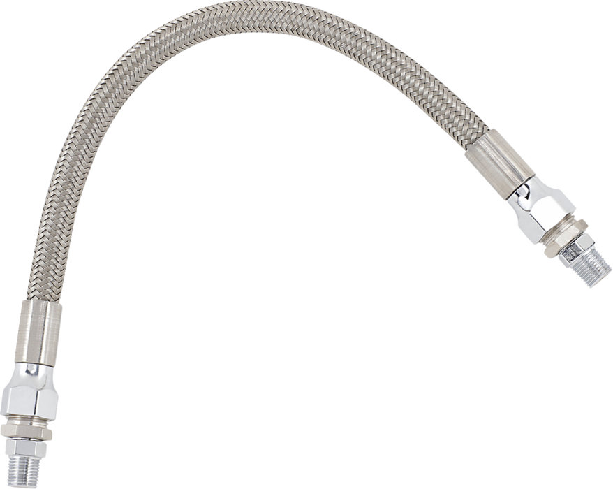 Universal Oil Line - Stainless Steel - 11"