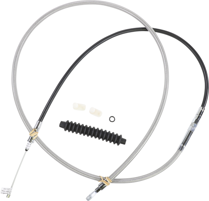 High-Efficiency Braided Stainless Steel Clutch Cable - 78"