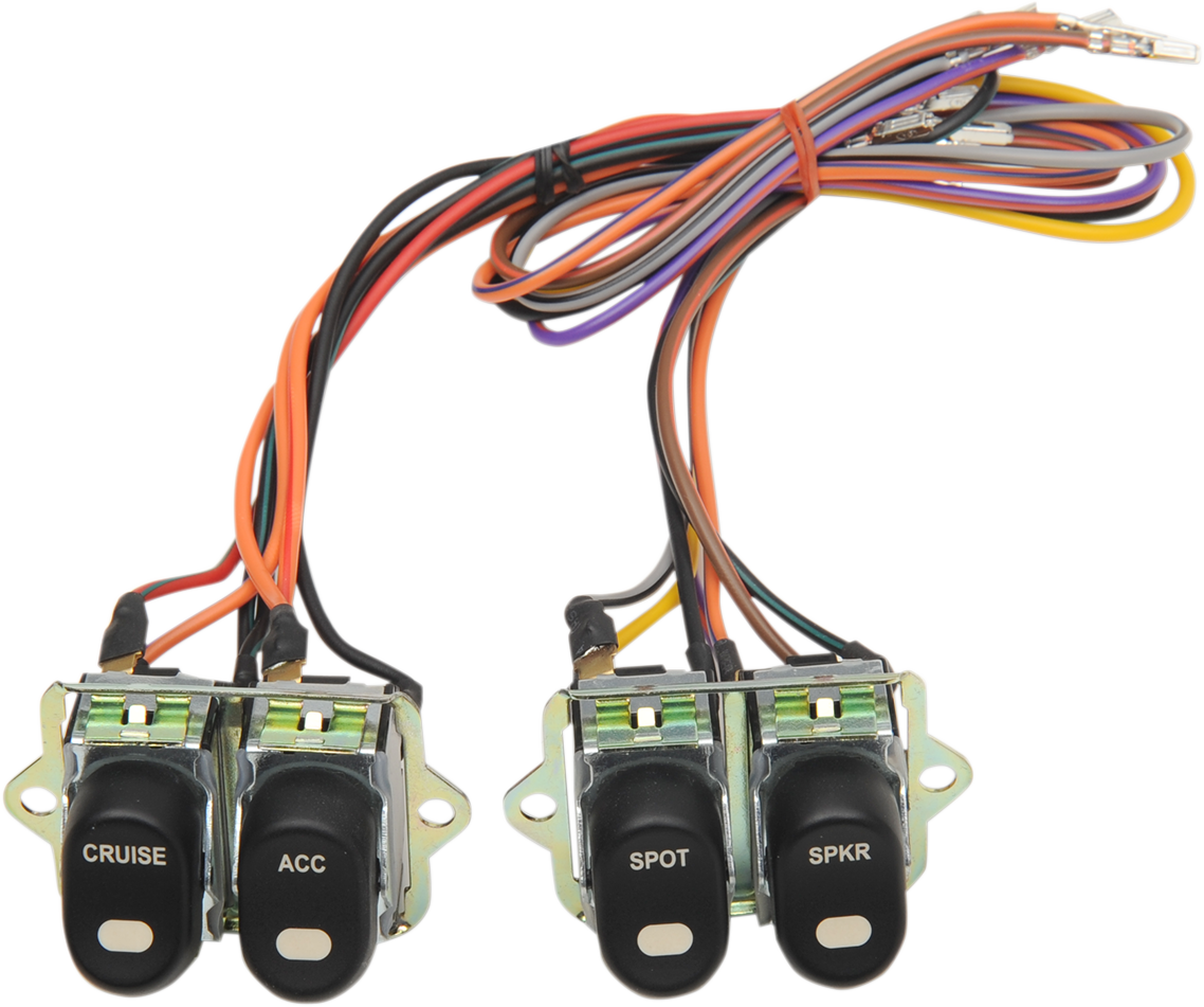 Rocker Switch Assembly - '96-'13 FLT — Ramjet Racing