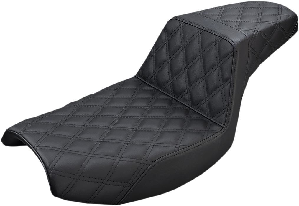 Step-Up Seat - Full Lattice Stitch - Black - FXR