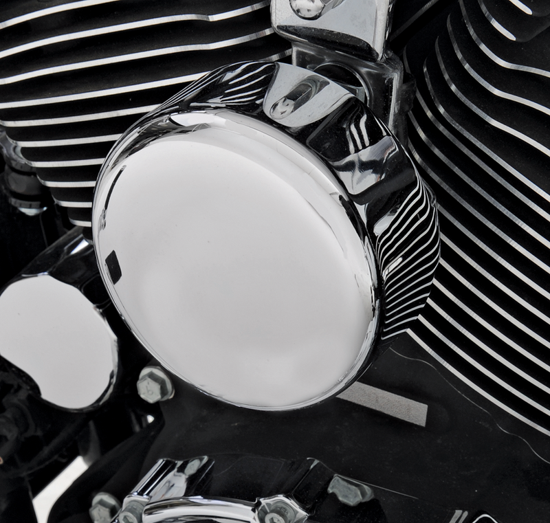 Round Horn Cover - Chrome