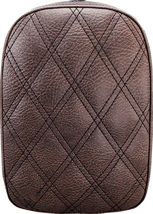 Detachable Pillion Pad - Lattice Stitched - Brown