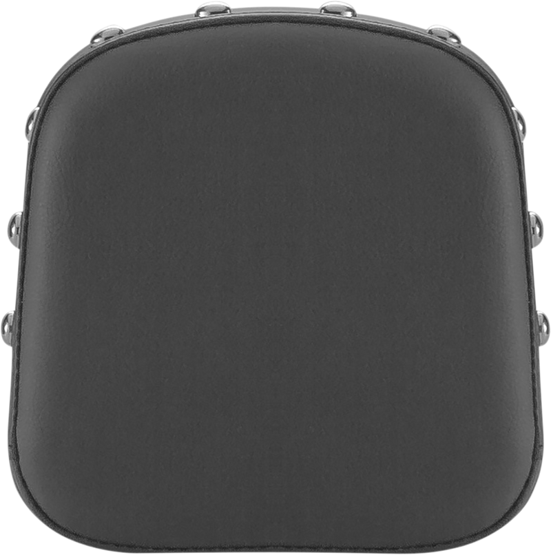 Sissy Bar Pad - Smooth - Black - Studded - FL '99-'23