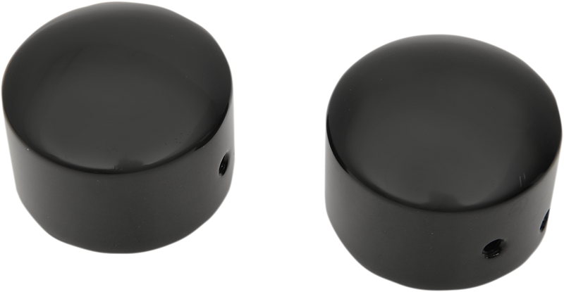 Axle Caps - Black - Front - Pair