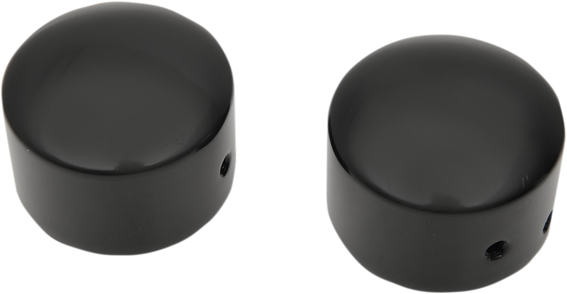 Axle Caps - Black - Front - Pair
