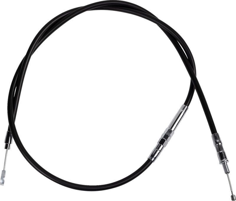 High-Efficiency Black Vinyl Clutch Cable - 60-5/8"