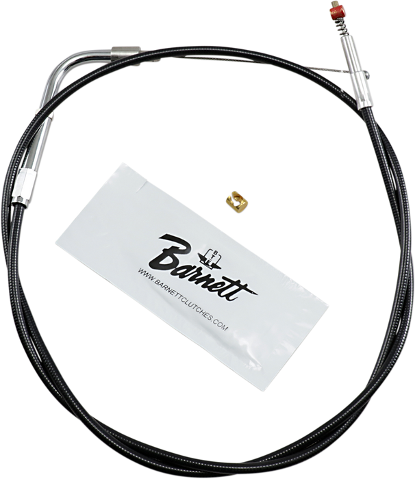 Black Vinyl Idle Cable - +6" Size - 37" Length