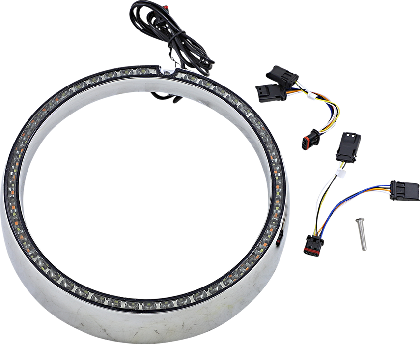 Trim Ring - Sequential Turn Signal - Chrome