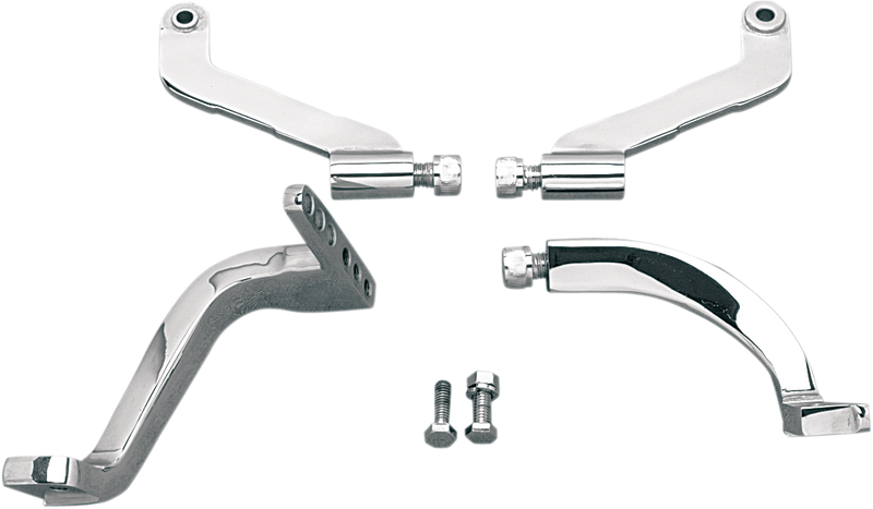 Floorboard Mounting Brackets - Chrome - FLT/FLHT