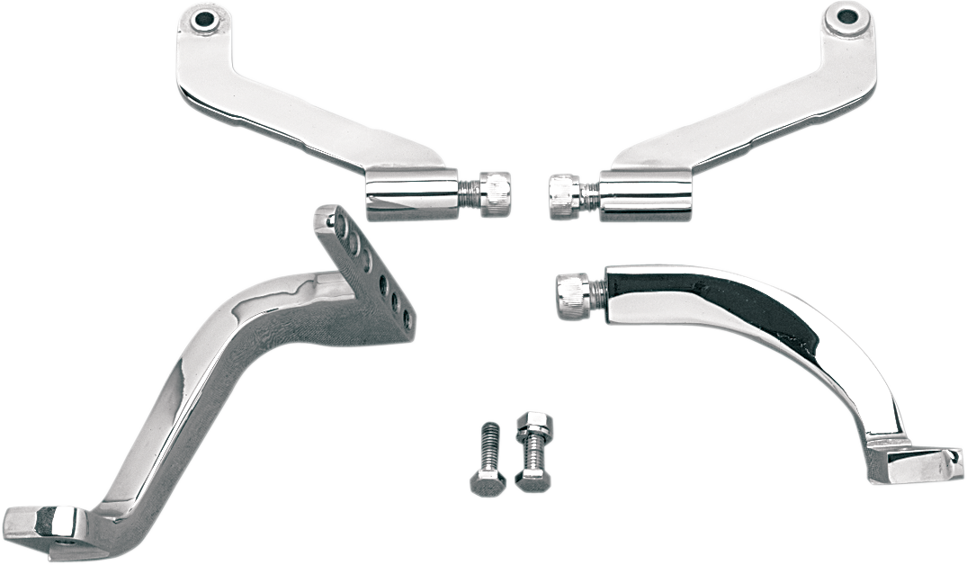 Floorboard Mounting Brackets - Chrome - FLT/FLHT
