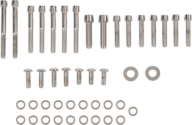 Bolt Set - Inner/Outer Primary/Inspection/Derby Cover - Smooth - Softail/Dyna