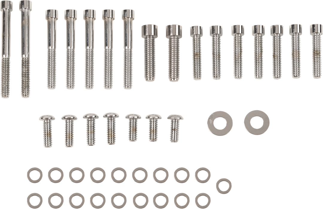 Bolt Set - Inner/Outer Primary/Inspection/Derby Cover - Smooth - Softail/Dyna