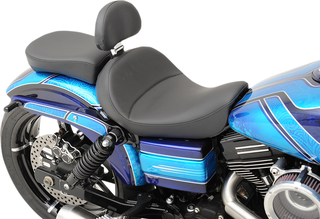 Solo Seat - Mild Stitched - Driver's Backrest - FXD/FLD '06-'17