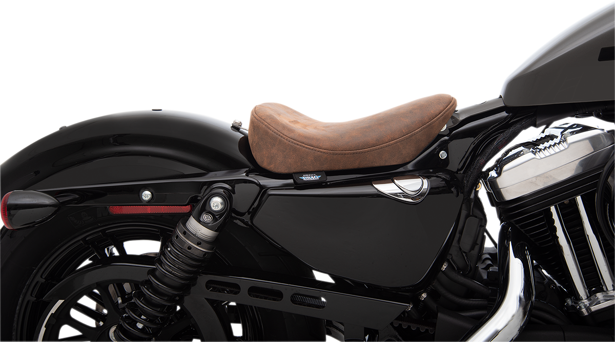 Bobber Solo Seat - Brown - Distressed - XL '10-'22