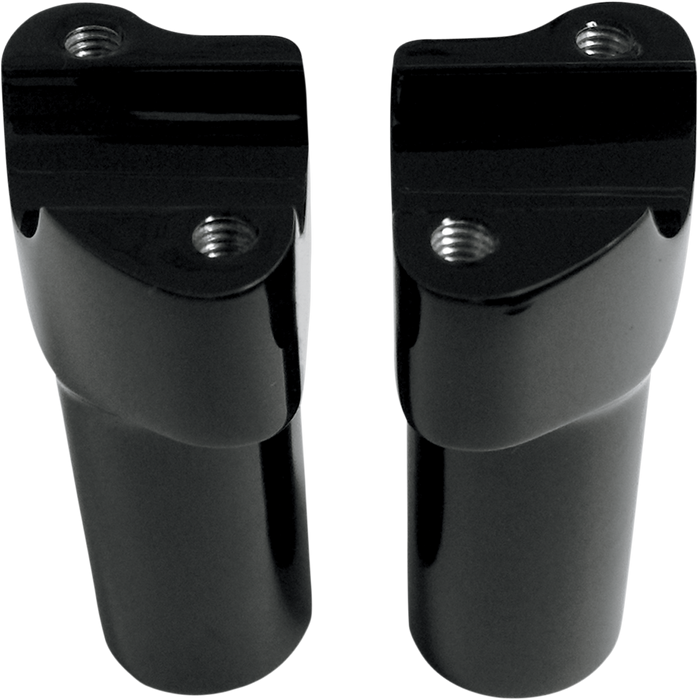 Handlebar Riser & Top Clamp Kit - 4" - Buffalo - Black