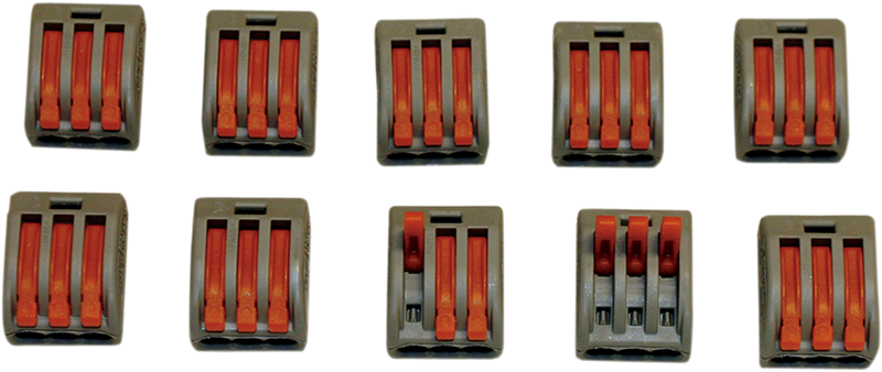 Wiring Cage Clamps 3-Spot - 10PK
