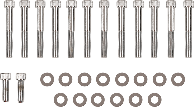 Bolt Set - Rocker Box - Knurled - '71-'76 Sportster
