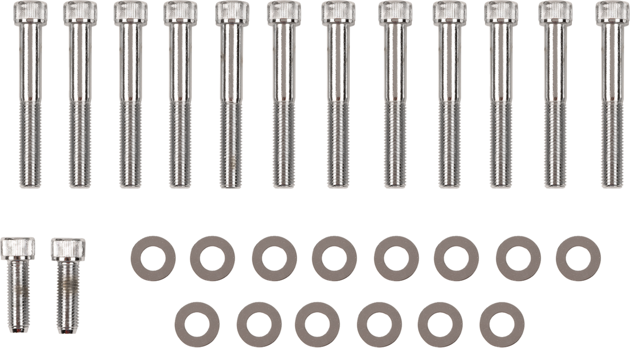 Bolt Set - Rocker Box - Knurled - '71-'76 Sportster — Ramjet Racing