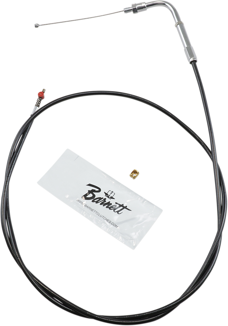Black Vinyl Idle Cable - +6" Size - 48" Length