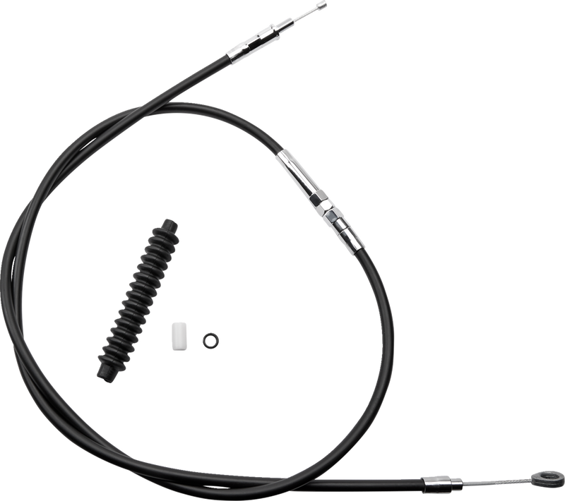 High-Efficiency Black Vinyl Clutch Cable - 64-7/16"