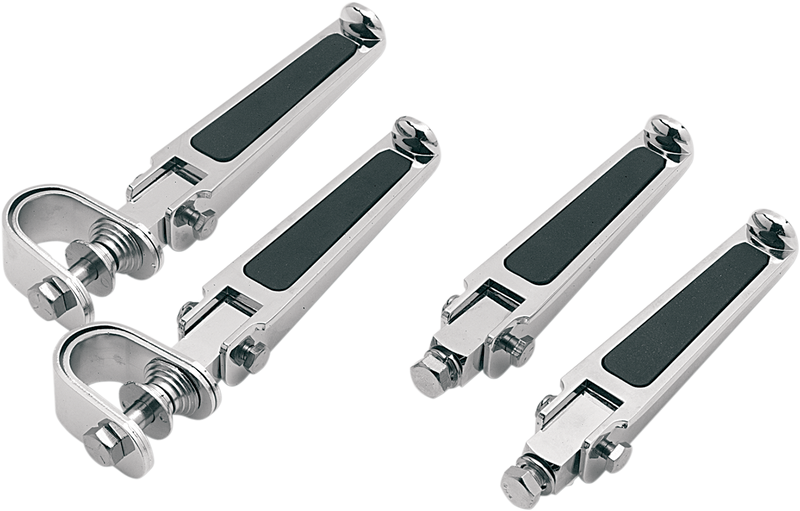 U-Clamp Foot Pegs - Rubber Inlay