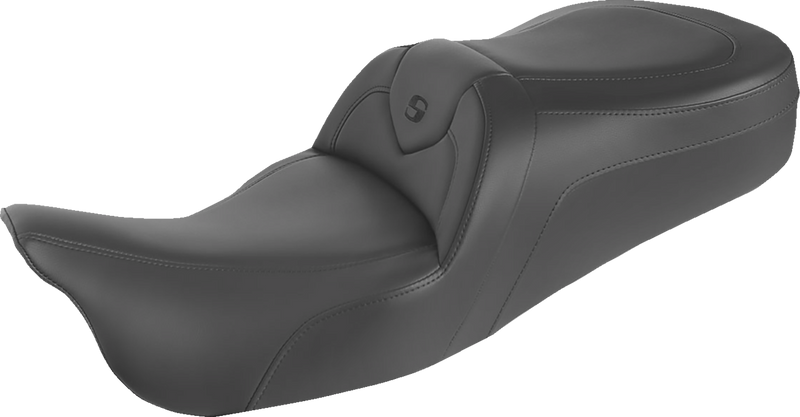 RoadSofaâ¢ Seat - With Backrest - Black w/ Black Stitching - FL '09-'24